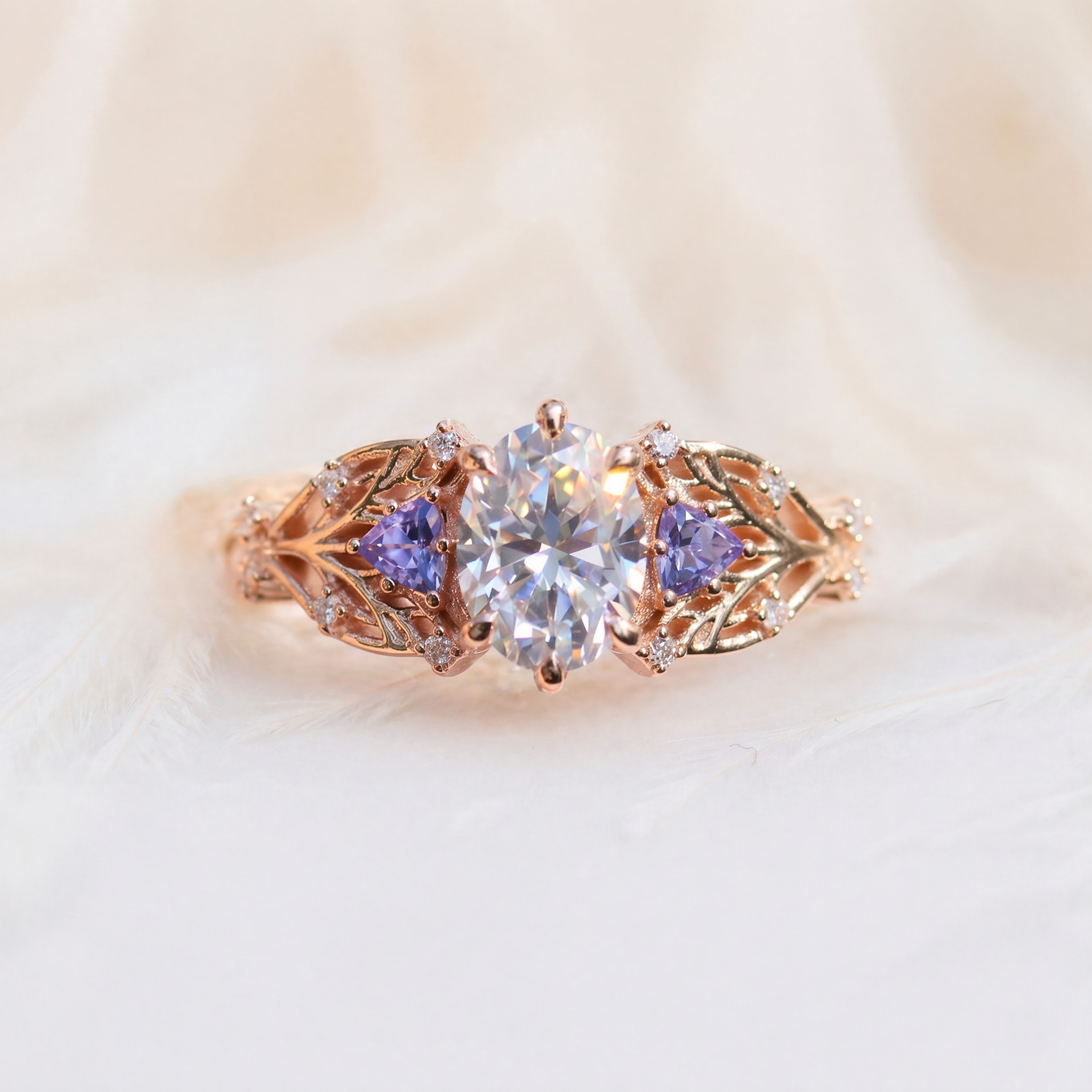Moissanite Ring Vintage