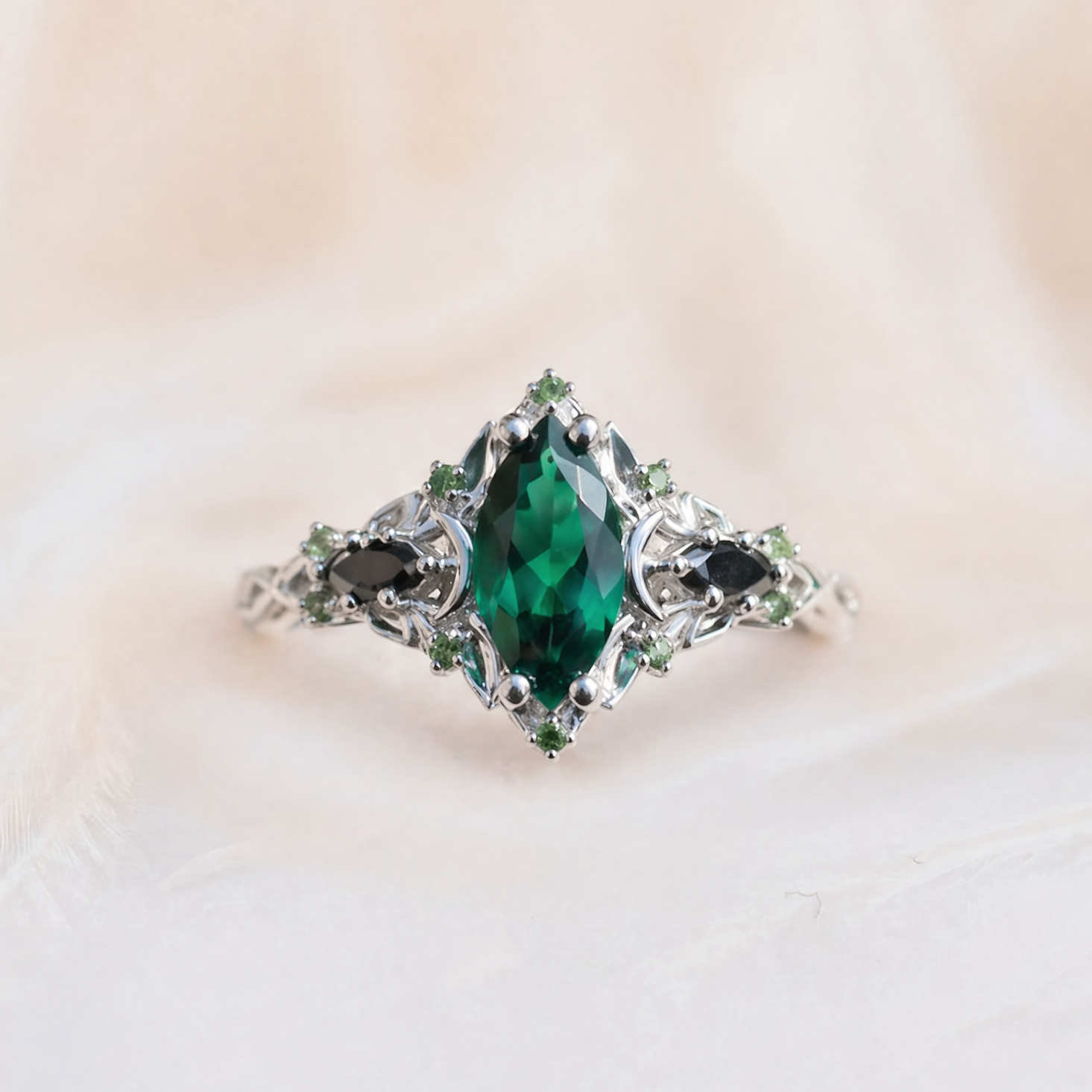 Moissanite Ring Vintage