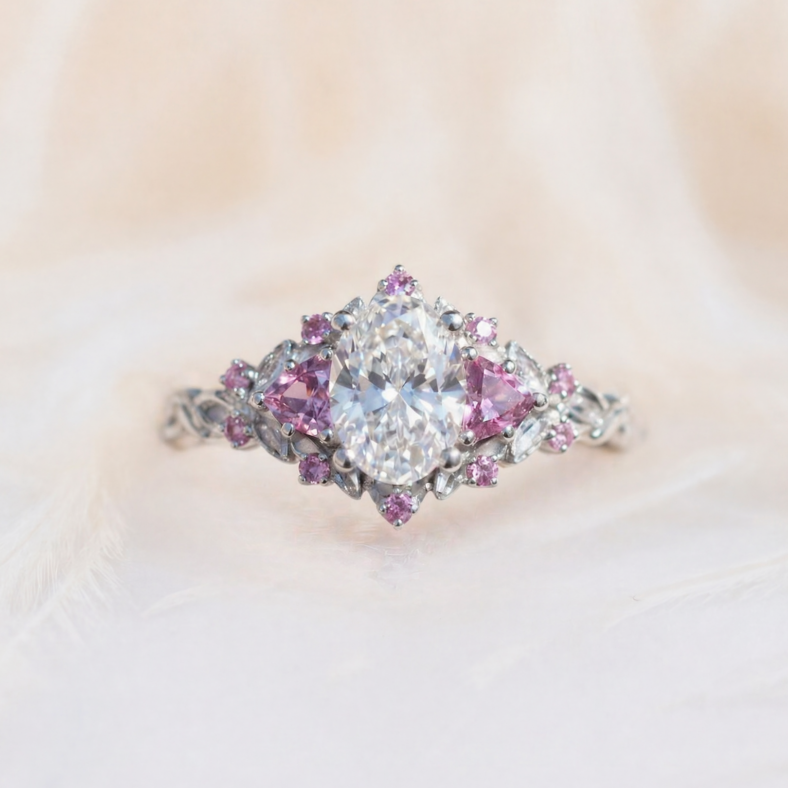 Moissanite Ring Vintage
