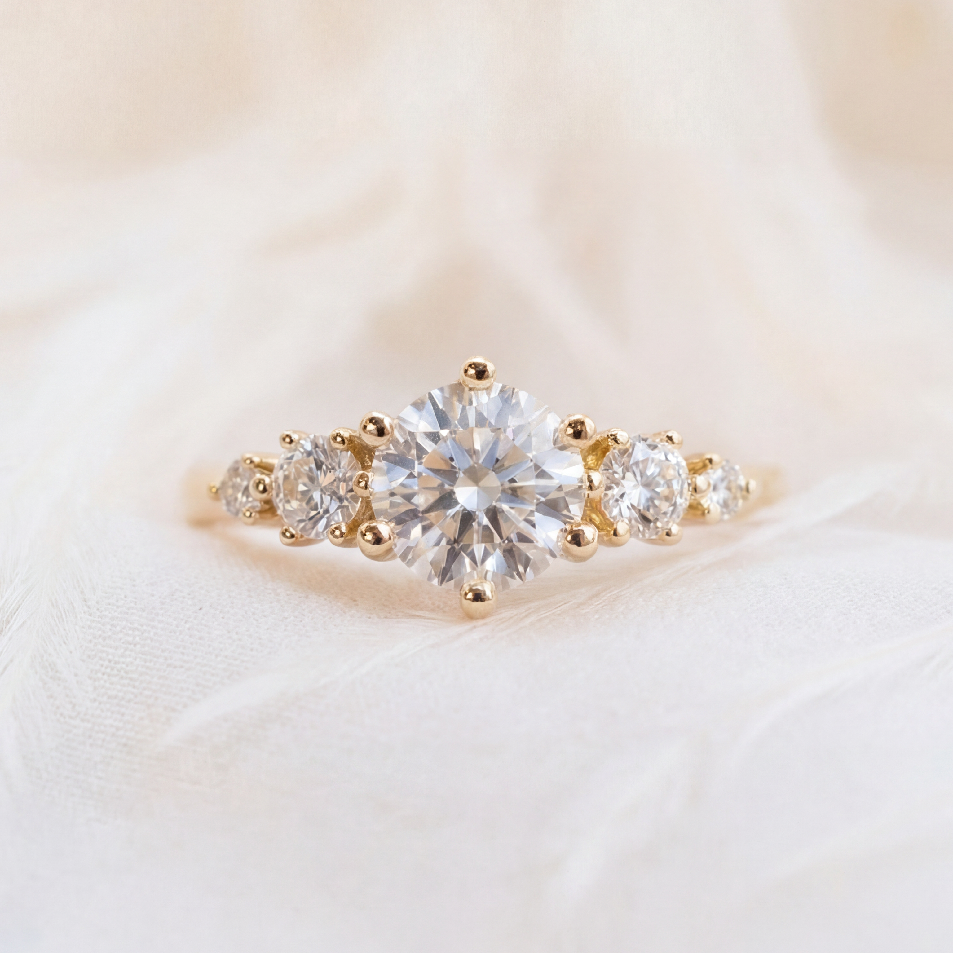 Moissanite Ring Crown Setting