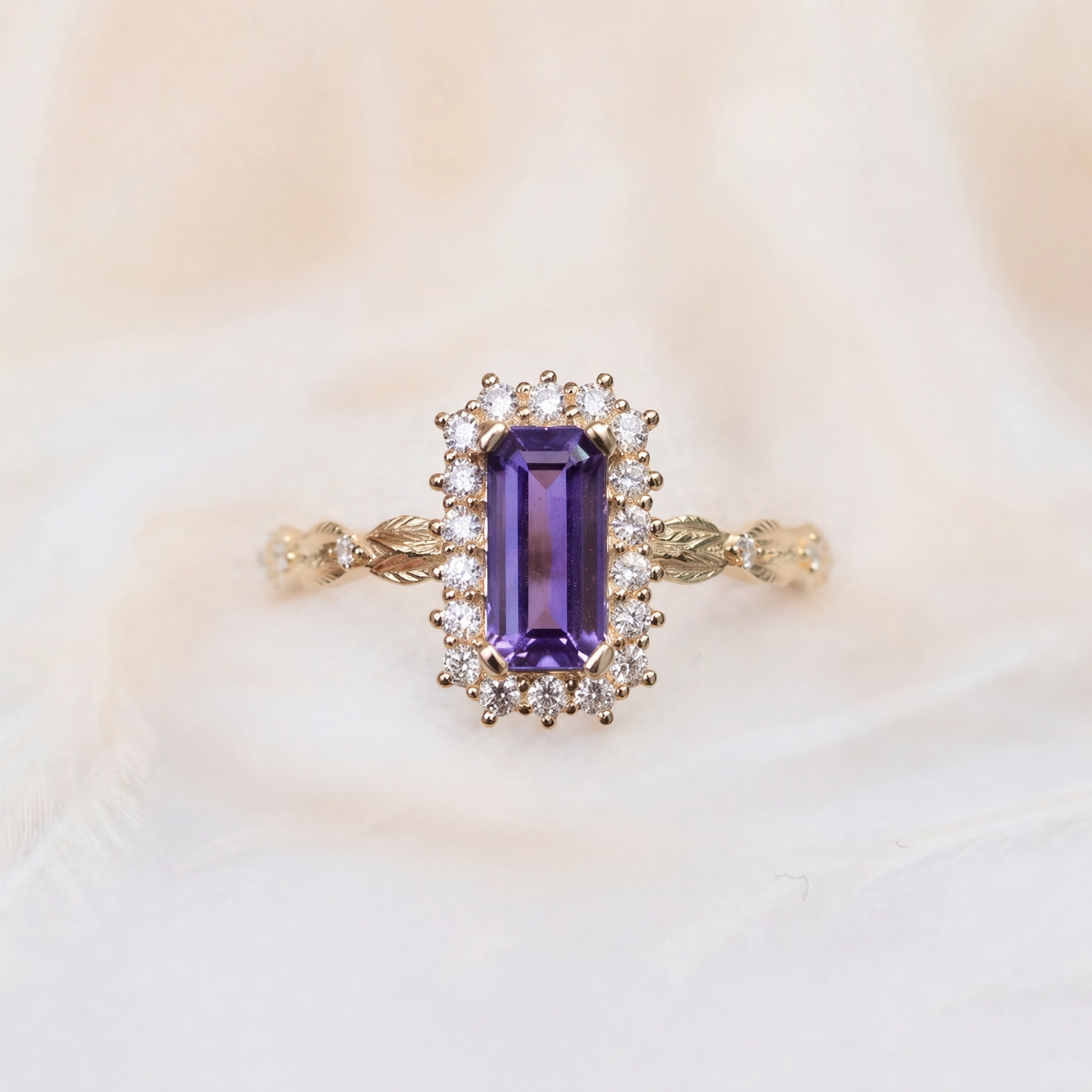 Moissanite Ring Vintage