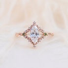 Moissanite Floral Accents