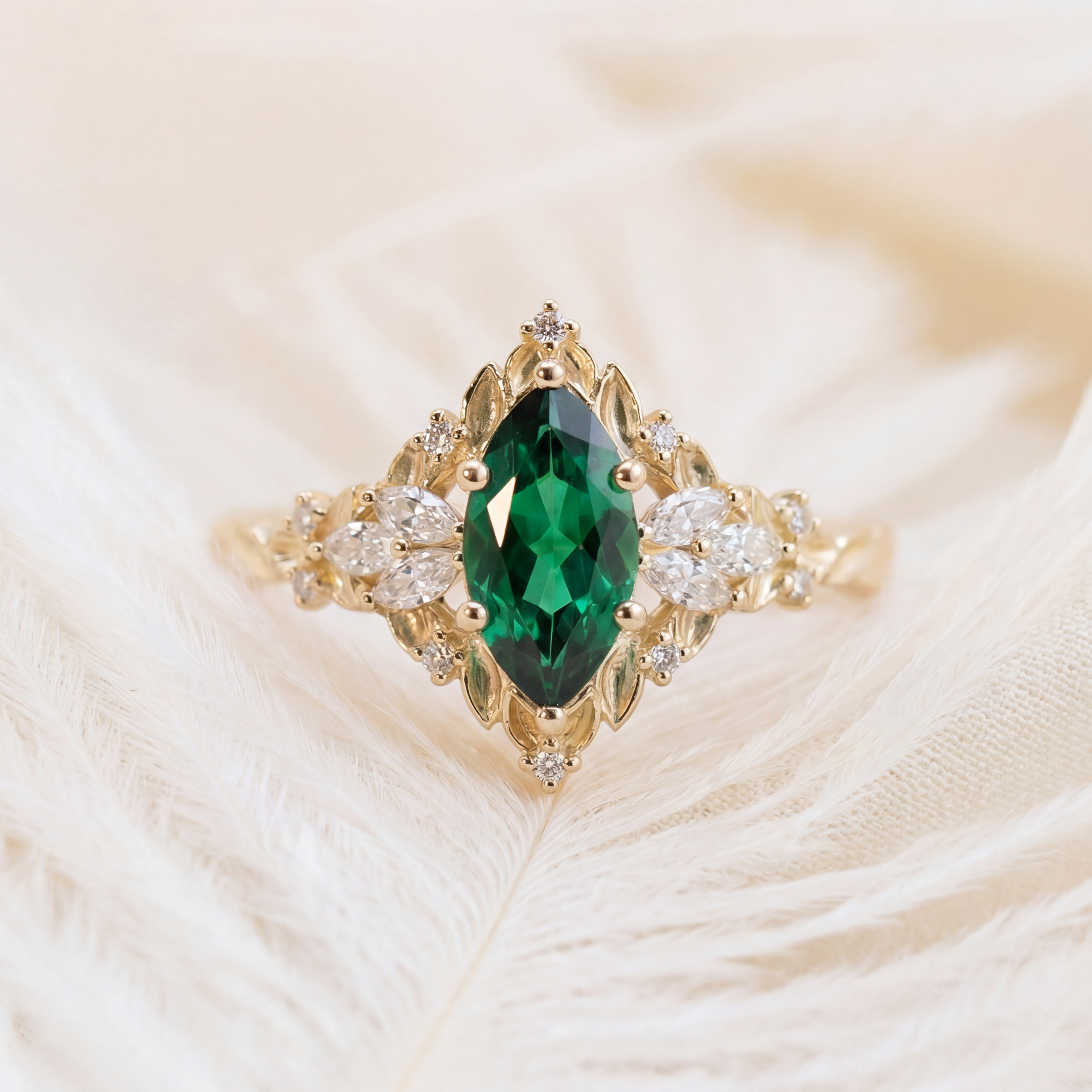 Moissanite Ring Crown Setting