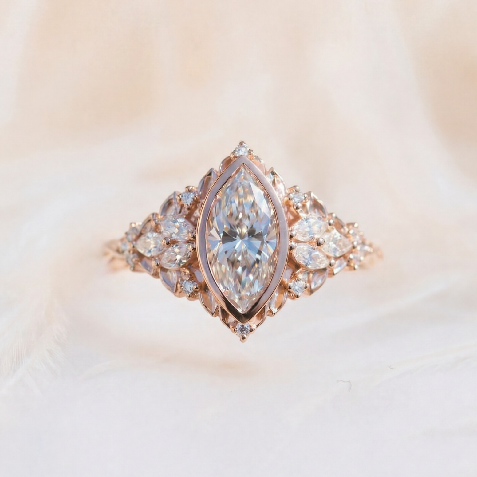 Moissanite Ring Vintage