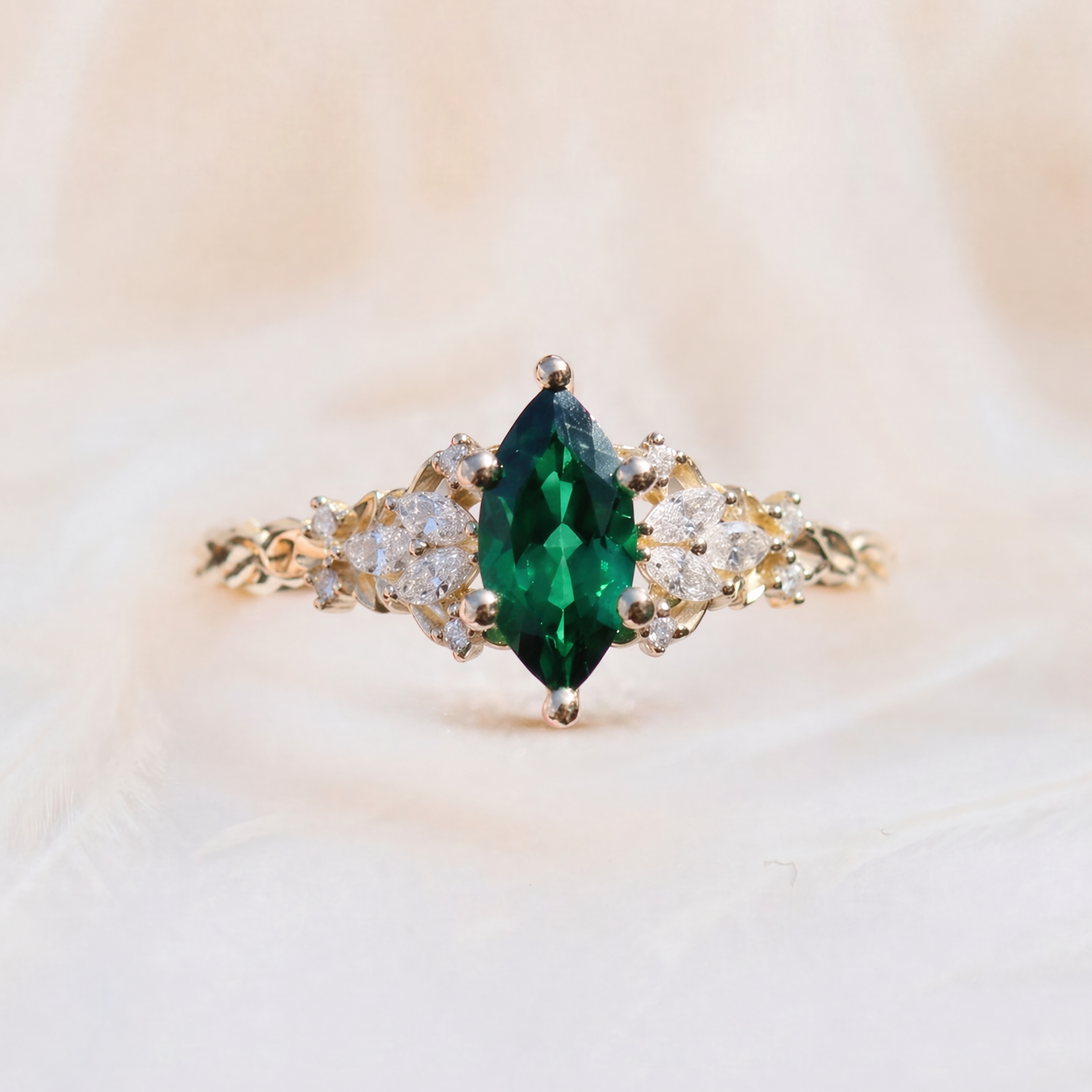 Moissanite Ring Crown Setting