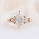 Moissanite Ring Nature-inspired