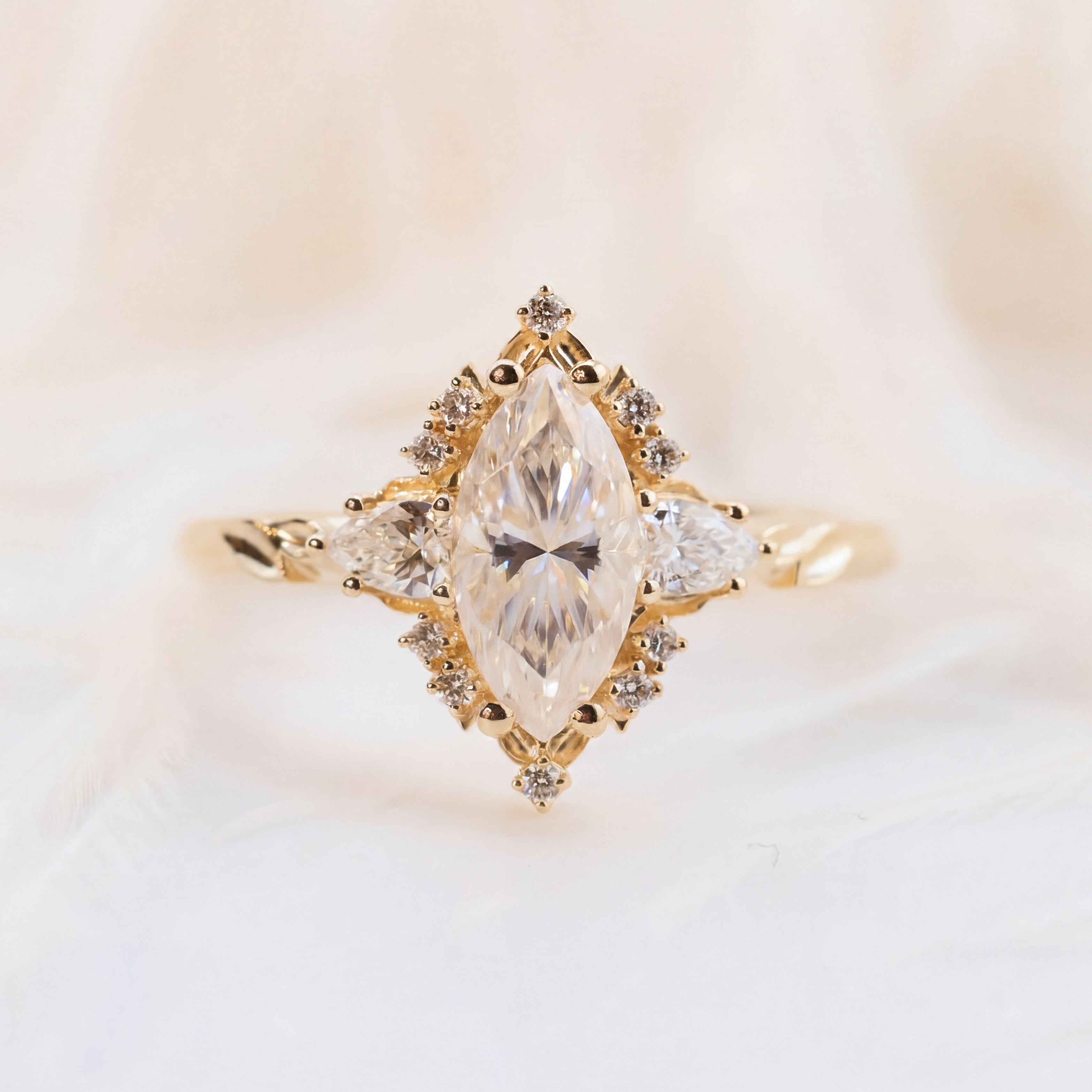 Moissanite Ring Vintage