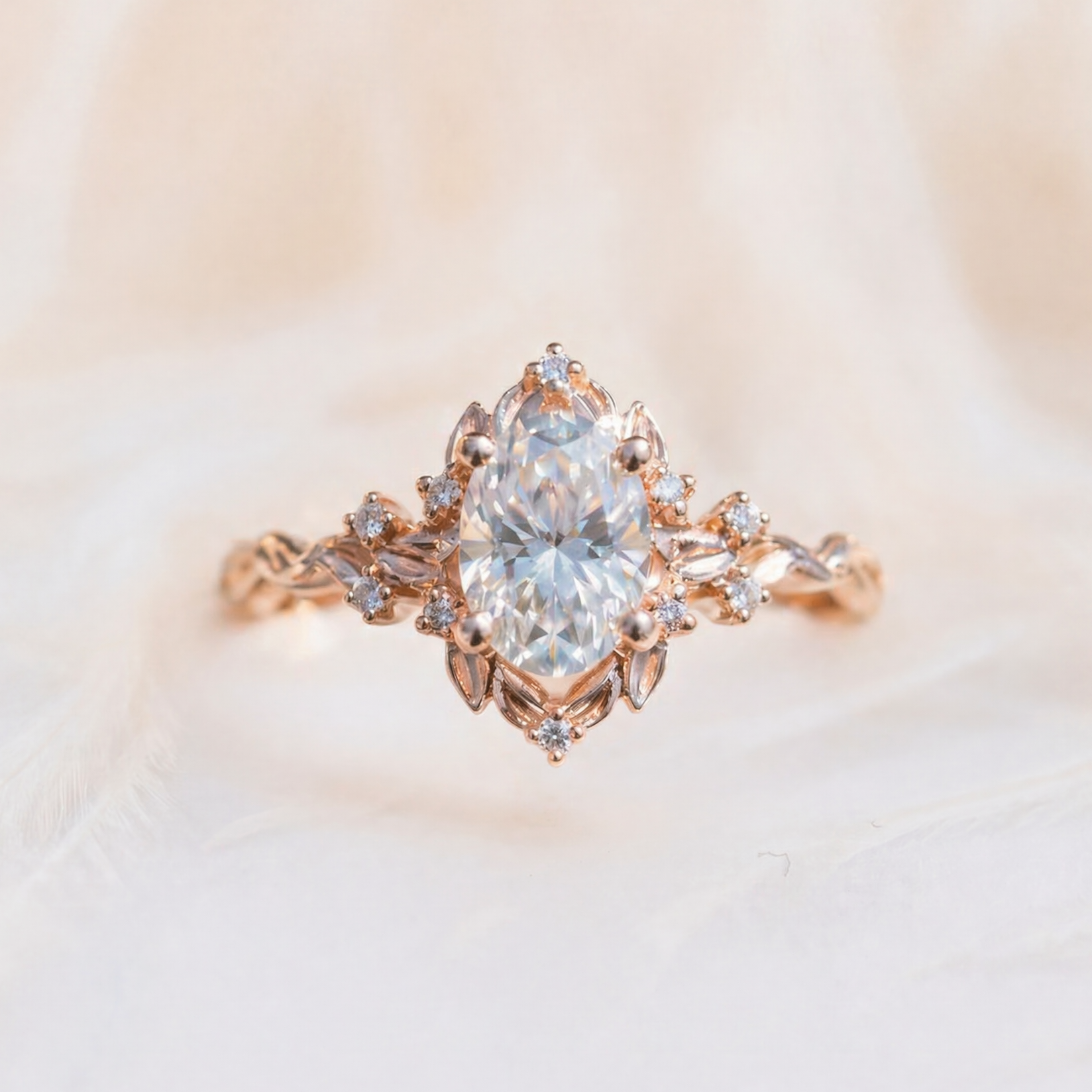 Moissanite Ring Vintage