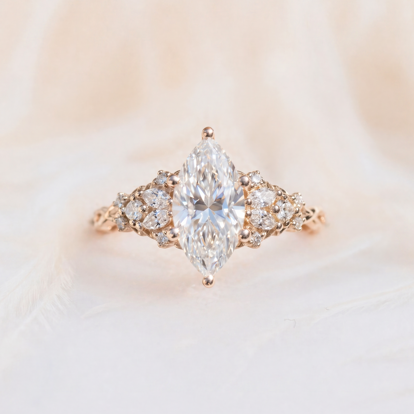 Moissanite Ring Vintage