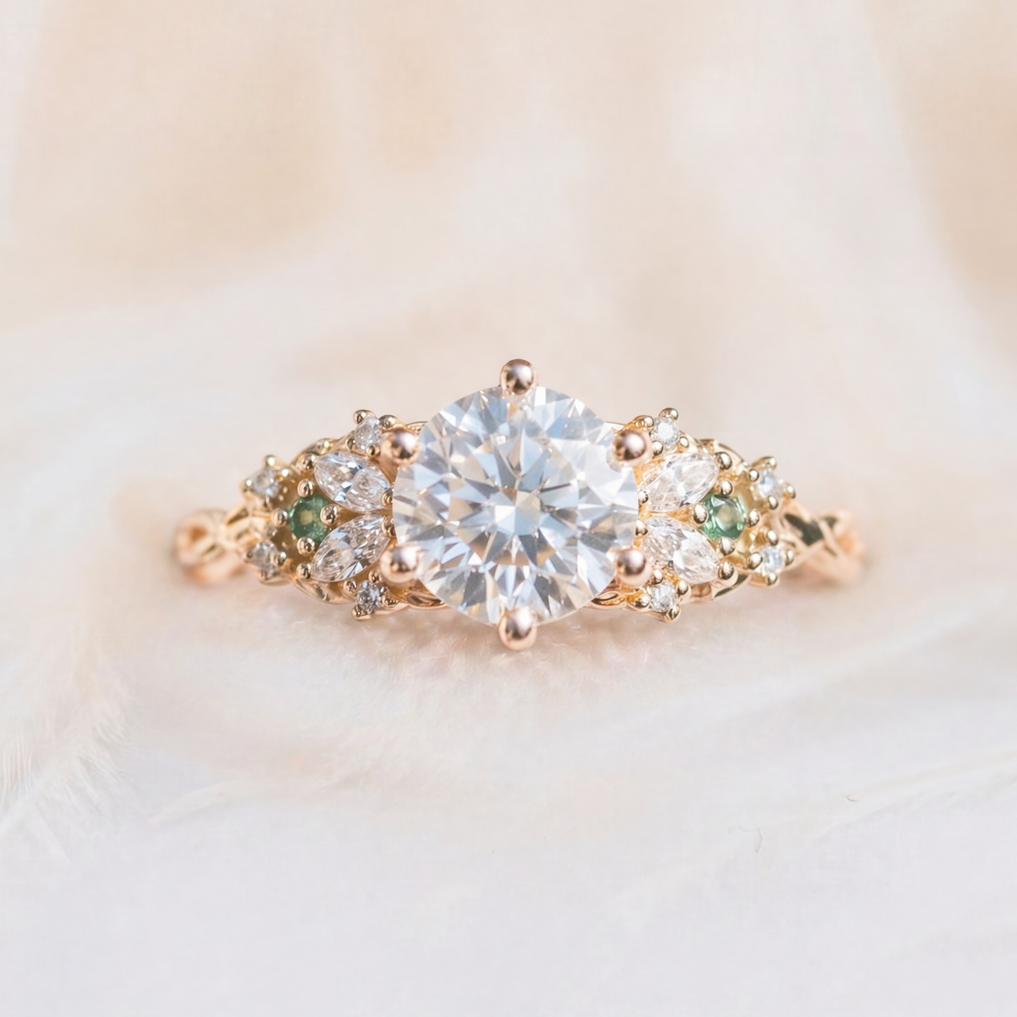 Moissanite Ring Vintage